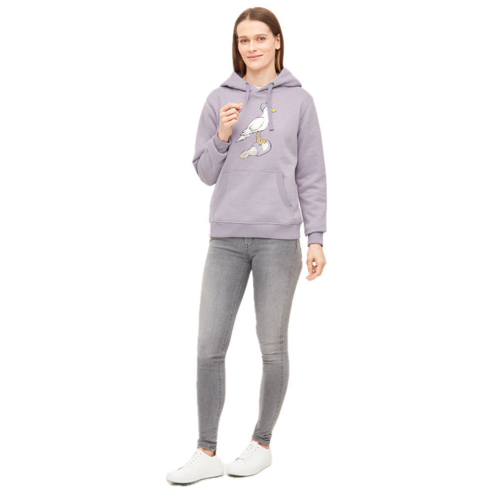 Hoodie Sturmmöwin lavender grey