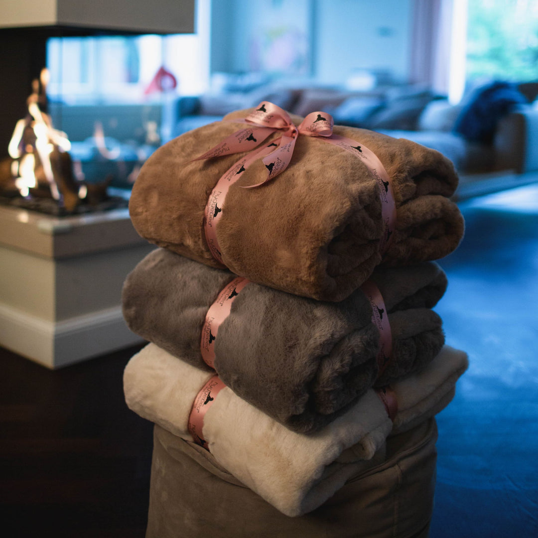 Hyggeblanket - Kuscheldecke für dich taupe