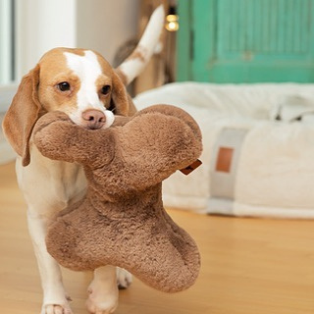 Kopf- und Kuschelkissen für Hunde HYGGEBONE® | Maroon