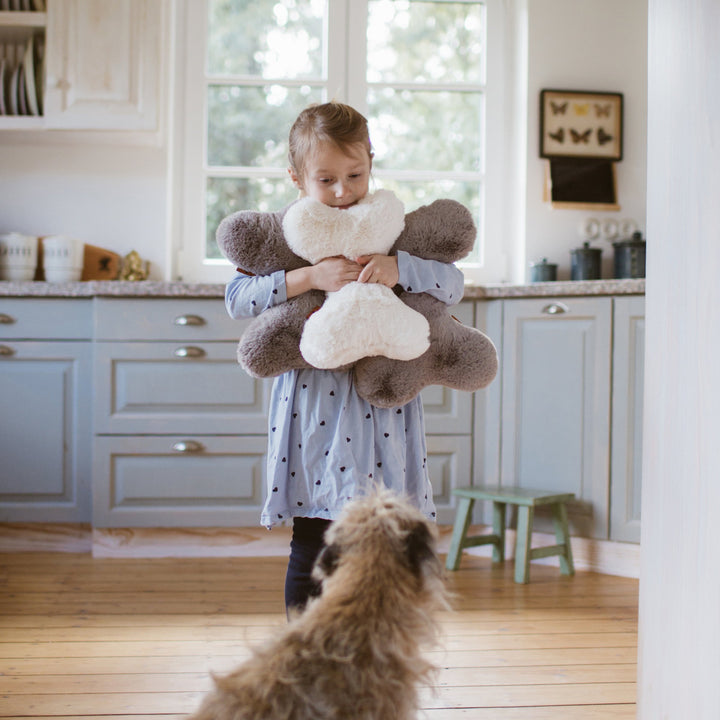 Kopf- und Kuschelkissen für Hunde HYGGEBONE® | Stone