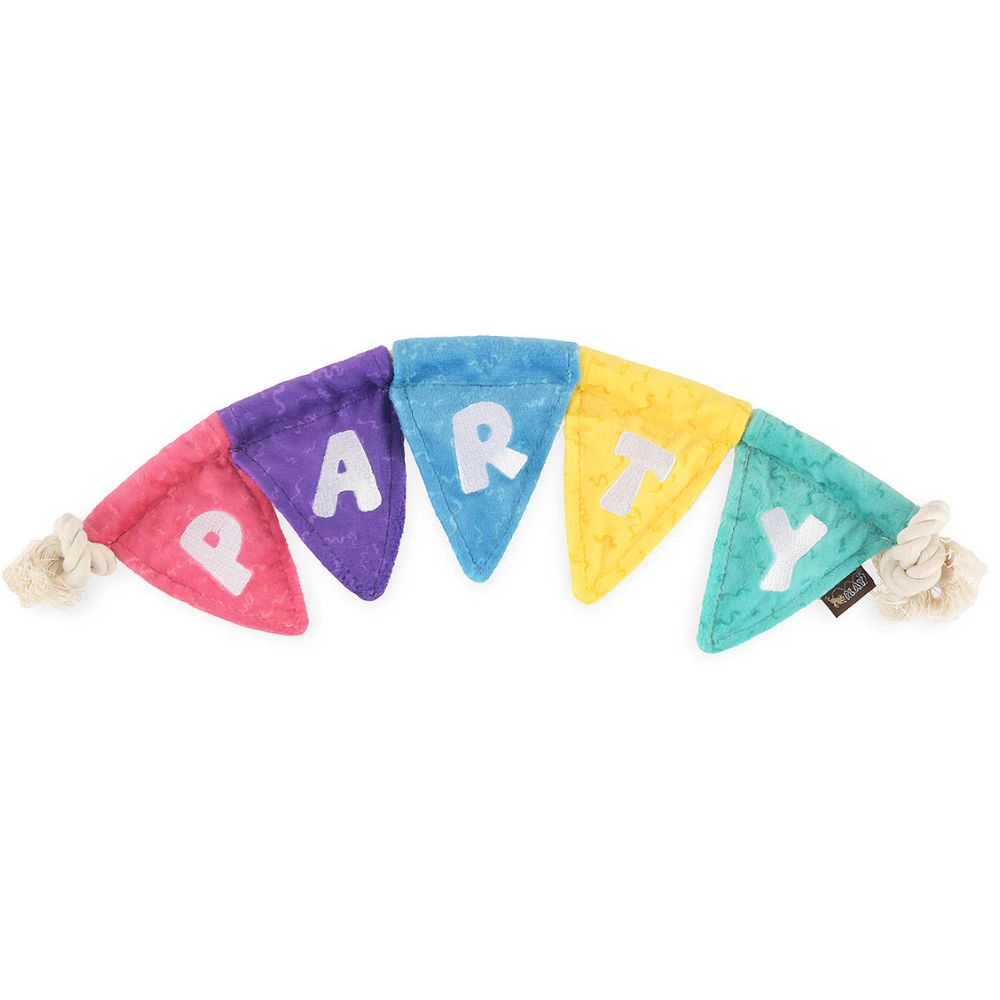 Hundespielzeug Wimpelkette PARTY