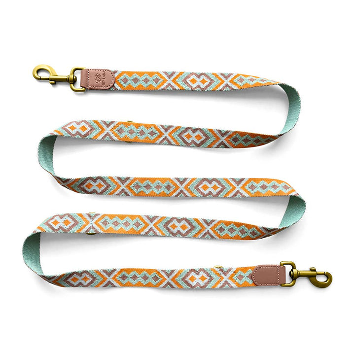 Führleine Mint &amp; Mango – 3-fach verstellbar | 2 m