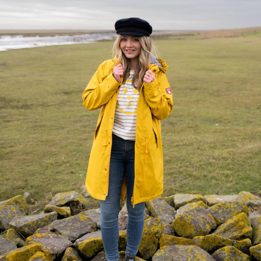 Traveby Friese Leo damesregenjas Chocolate Chip Brown