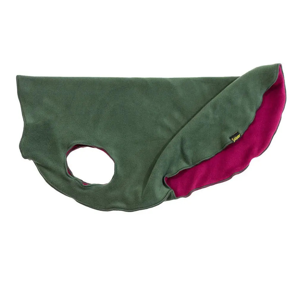 Kuschelweicher Fleece-Pullover Hunter Green/Garnet Jetzt erhältlich bei  Dogsmopolitan