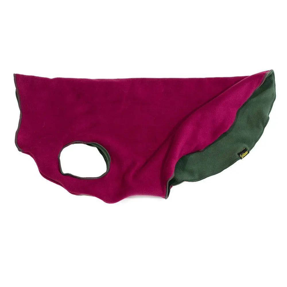 Kuschelweicher Fleece-Pullover Hunter Green/Garnet Jetzt erhältlich bei  Dogsmopolitan