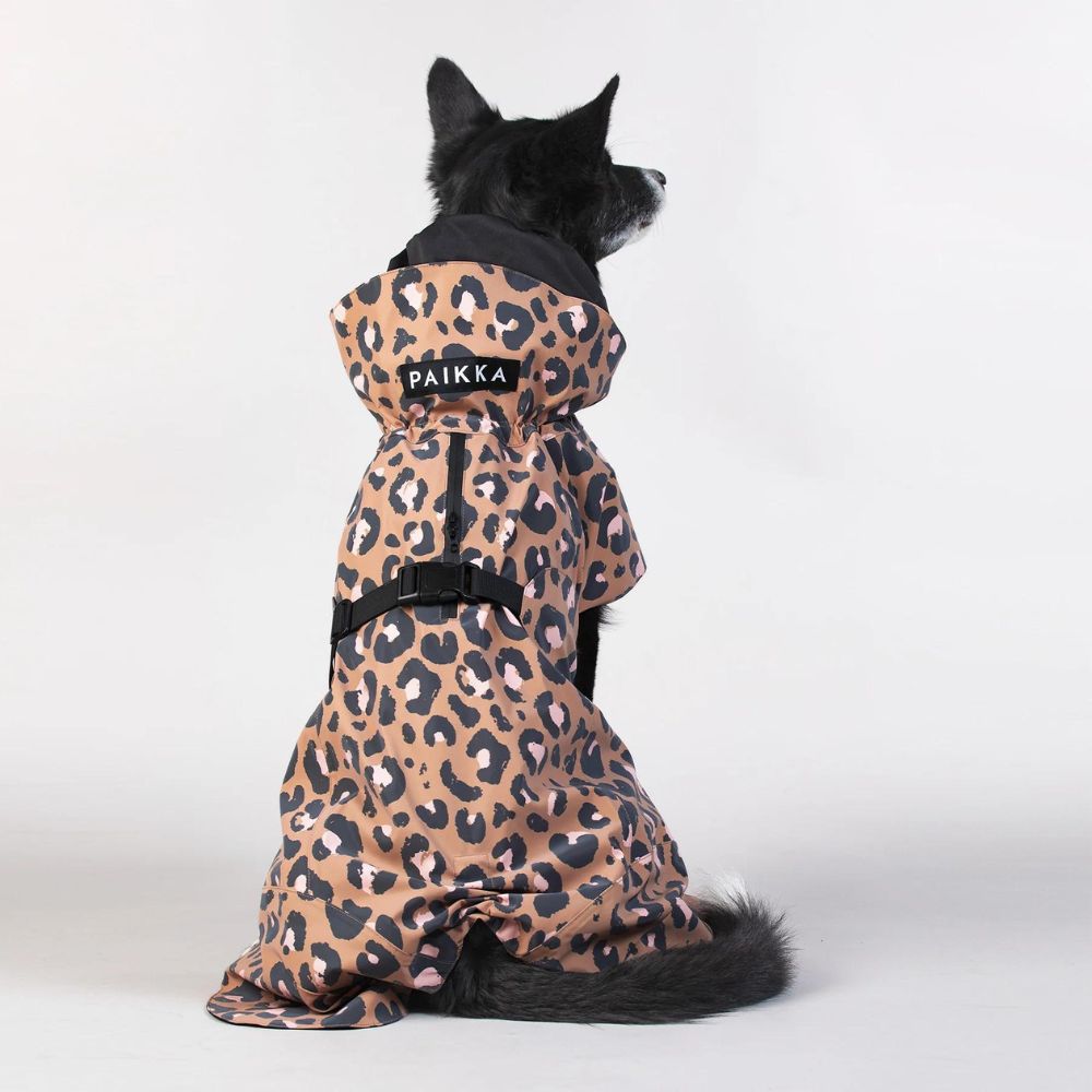 Hochreflektierender Hunderegenmantel Visibility / Leopard Jetzt erhältlich bei  Dogsmopolitan