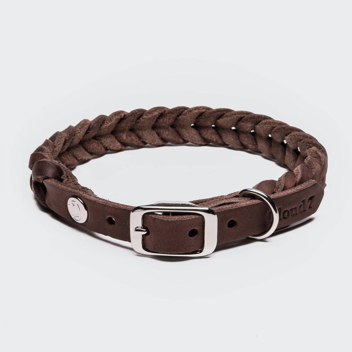 Dog Collar Central Park Saddle Brown